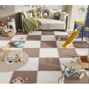Speelmat - 45 stukken - Veilig - Multifunctioneel - Speelkleed baby - Puzzelmat - Educatieve Speelset - Speelmat Baby - Foam