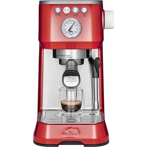 Solis Barista Perfetta Plus 1170 Espressomachine - Pistonmachine Koffiemachine met Bonen - Rood