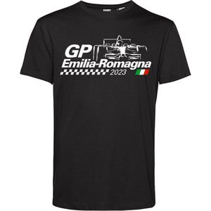 T-shirt GP Emilia Romagna 2023 | Formule 1 fan | Max Verstappen / Red Bull racing supporter | GP Rome | Zwart | maat 5XL