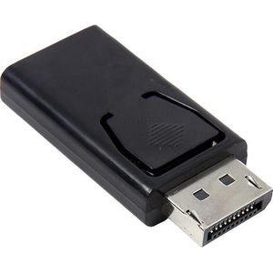 XIB Displayport naar HDMI connector / voor laptop of pc naar TV - Zwart