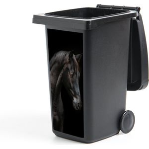 Container sticker Paard - Dier - Zwart - 44x98 cm - Kliko sticker