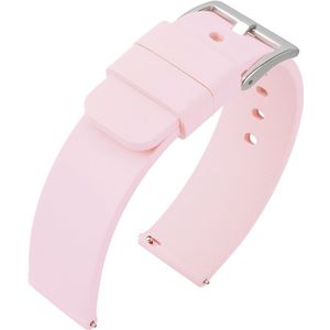 Silicone Rubberen Horlogebandje Roze 20mm