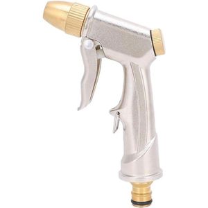 Hogedruk Waterpistool Tuinslang Mondstuk Messing Grip Sproeier voor Auto Wassen en Tuinieren buitenshuis