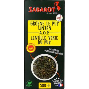 Sabarot Groene le puy linzen 500 gram