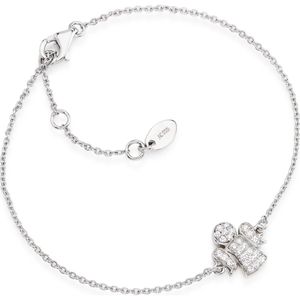 Amen Women's Bracelet 925 Silver 25 Zirconia One Size 88423488