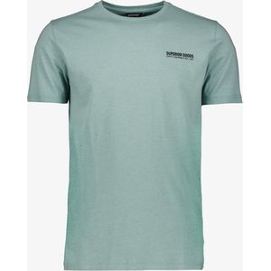 Unsigned heren T-shirt groen - Maat M