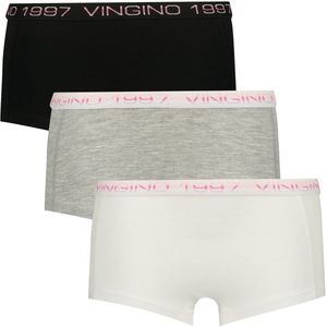 Vingino Girls Boxer 3 Pack Nachtkleding Meisjes - Grijs - Maat 134/140