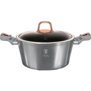 Berlinger Haus - 6012 - Braadpan Moonlight 24 Cm Aluminium Grijs