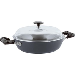 Sambonet Vintage Sauteerpan - Incl. Deksel - Aluminium - Ø28cm - Grijs