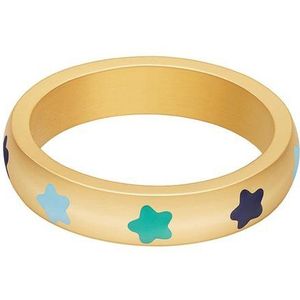 Ring colored stars - Yehwang - Ring - Maat 17 - Moederdag cadeautje - cadeau voor haar - mama
