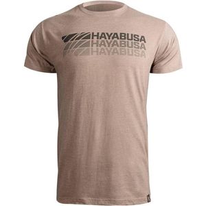 Hayabusa T-shirt Triple Threat Bruine vechtsportkleding Kies uw maat: S