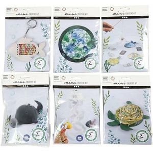 Creative Mini Kits - Kinder Knutselset - DIY - Verschillende Soorten Knutselpakketen - 2 x 6 stuks