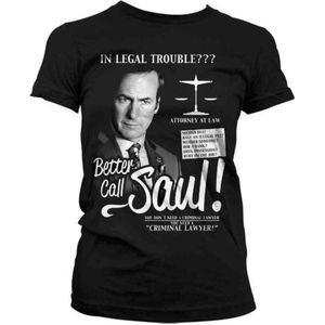 Breaking Bad Dames Tshirt -S- Better Call Saul Zwart