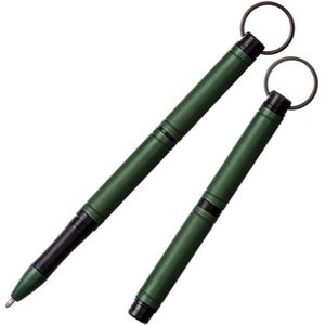 Backpacker Space Pen, Groen Geanodiseerd Aluminium met Sleutelhanger (#BP/GR)