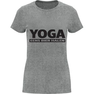 Yoga eens bier halen Dames T-shirt | alcohol | drank | feest | zuipen | vriend | vriendin | cadeau