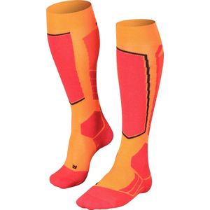FALKE SK2 Intermediate Skiën anti blaren, anti zweet Merino Wol Wintersportsokken Heren orange - Maat 44-45