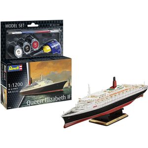 1:1200 Revell 65806 RMS Queen Elizabeth 2 - Oceaan Passagiersschip - Model Set Plastic Modelbouwpakket
