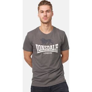 Lonsdale T-Shirt Gargrave T-Shirt normale Passform Marl Stone-L