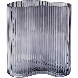 Artichok Loes glazen vaas rookglas - 19 x 20 cm