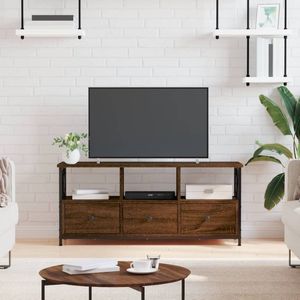 vidaXL Industriële Tv-kast - 102 x 33 x 45 cm - Bruineiken hout - Kast
