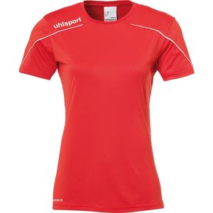 Uhlsport Stream 22 Shirt Korte Mouw Dames - Rood / Wit | Maat: XXL