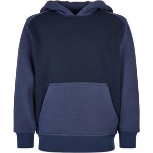 Urban Classics - 2-Tone Fake Raglan Kinder hoodie/trui - Kids 146/152 - Blauw