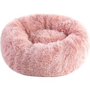 40cm Pluche Hondenmand Kattenmand Fluffy Roze