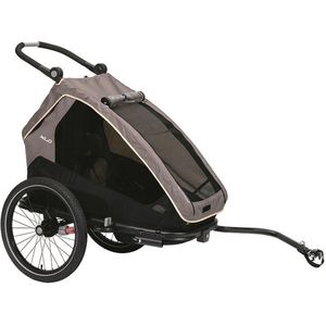 XLC MonoS Fietskar - Grijs - BS-C09 - Kinderwagen - Jogger