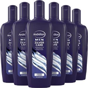 Andrelon Shampoo Men – Zilver Care 300 ml (6 stuks)