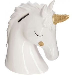 spaarpot Unicorn, wit