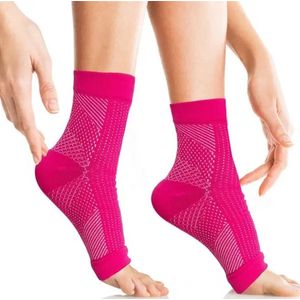 Neuropathie sokken - Compressie Sokken - Maat 40-42 - VoetVitaal - Neuro Socks - Slaapsokken - Bedsokken - Steunsokken - Massagesokken - Zonder Tenen