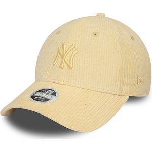 New Era New York Yankees Womens Summer Cord Yellow 9FORTY Adjustable Cap