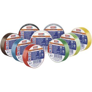 Isolatietape 0,15 x 19 mm - PVC Isolatietape voor kabelisolatie, reparatie en markering - 10 stuks