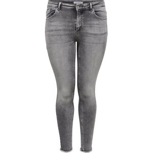 ONLY CARMAKOMA Cropped Regular Waist Skinny Jeans CARWILLY Grijs