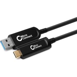 Microconnect MC-USB3.2CA15OP USB-kabel 15 m USB 3.2 Gen 2 (3.1 Gen 2) USB A USB C Zwart