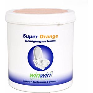 winwinCLEAN Super Orange WC reiniging schuim 1KG, Active Orange, wc reiniger, ontstopper, wasmachine reiniger