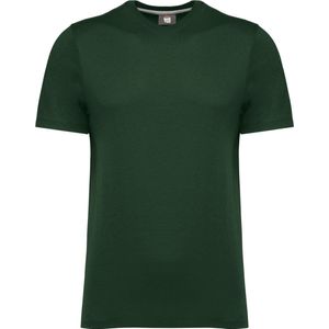 T-shirt Heren S WK. Designed To Work Ronde hals Korte mouw Forest Green 65% Polyester, 35% Katoen