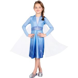 DISGUISE - Elsa Frozen 2 Basis Meisjes kostuum - 122/134 (7-8 jaar)