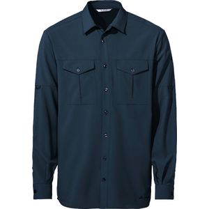 Vaude Men's Rosemoor LS Shirt - Outdoorblouse - Heren - Lange Mouwen - Blauw - Maat L