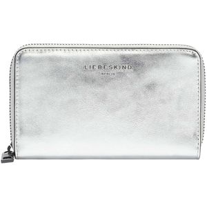 LIEBESKIND BERLIN Leren Portemonnee Lila Silver Frieda Wallet Silver Zilverkleurig