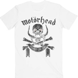 Motorhead - March Or Die Heren T-shirt - M - Wit