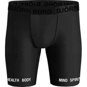 Björn Borg Performance boxers - microfiber heren boxers lange pijpen (2-pack) - multicolor - Maat: XXL