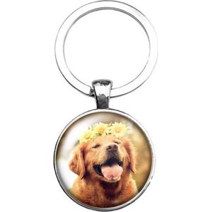 Sleutelhanger Glas - Hond