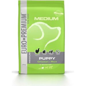 Euro-Premium Medium Puppy Kip & Rijst 3 kg