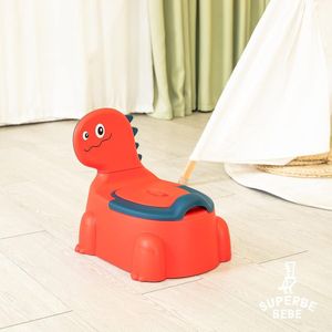 Kinderpotje - Leertoilet met rugleuning - Babytoilet - Baby- en kindertoilet - Comfortabel, antislip, spatwaterdicht en geurbestendig - Eenvoudig legen met uitneembare pot