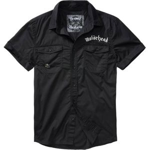 Brandit Motorhead - Shirt Overhemd - M - Zwart