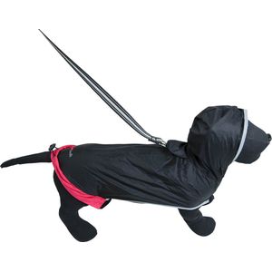 Jack and Vanilla Hondenregenjas - OUTDOOR - Regenjas voor hond - zwart - 50cm