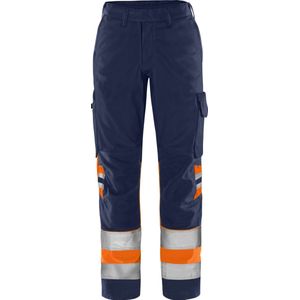 Fristads High vis Green broek dames klasse 1 2652 GPLU - Hi-Vis oranje/marineblauw