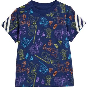 adidas Sportswear adidas x Star Wars Young Jedi T-shirt - Kinderen - Blauw- 92