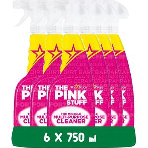 The Pink Stuff Allesreiniger Spray - 6 x 750 ml voordeelverpakking